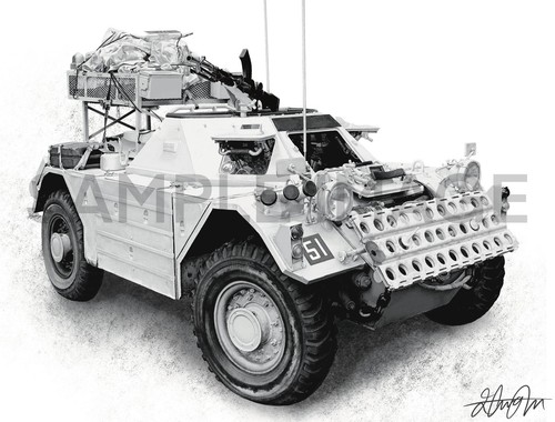 Daimler ferret armoured car - armoured,