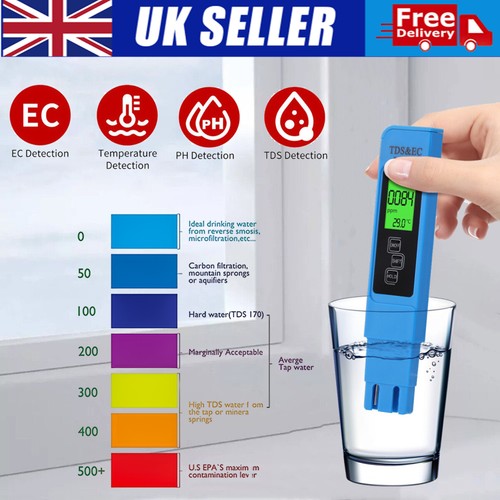 Tds meter lcd digital - 4-in-1,