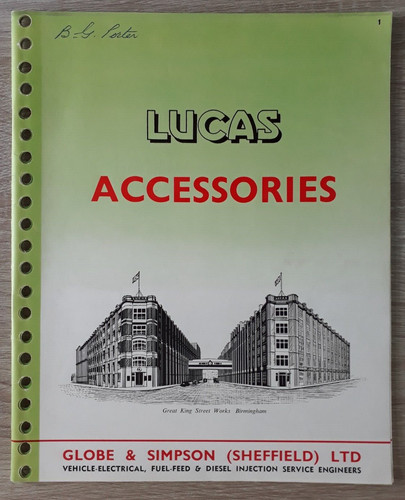 Lucas accessories brochure - accessories,
