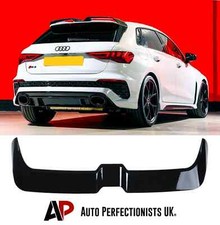 Audi A3 S3 RS3 8Y Sportback Gloss Black Rear Boot Roof Spoiler Wing Lip 2020+
