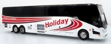 Prevost H3-45 Coach: Holiday Tours 1:64 Diecast Model Bus by Iconic Replicas