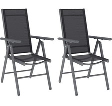Set of 2 Folding Garden Chairs