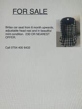 Child’s Britax Car Seat