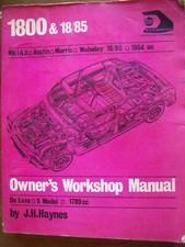 Owner's Workshop Manual 1800 &