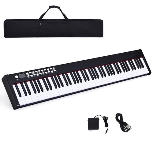 Key digital piano portable - 88-key,