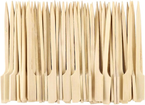 Wooden bamboo paddle skewers - paddle,
