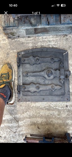 Bread oven door cast - bread,