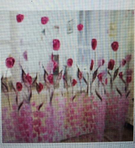 Beautiful white voile net - voile,
