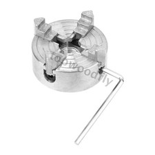 4-Jaw Lathe Chuck Self Centering High Strength Wood Turning Chuck Clamping