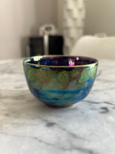 Vintage Small Blue Iridescent