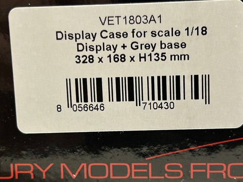Bbr vet1803a1 display case - vet1803a1,