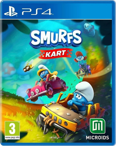 Smurfs kart ps4 new - kart,