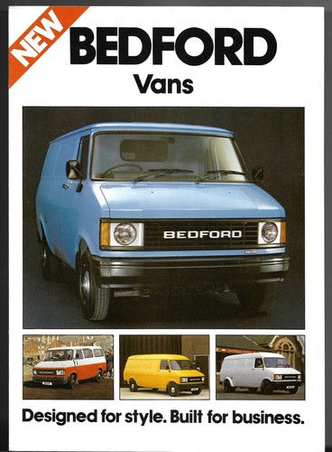 Bedford vans 1980 1981 uk - bedford,