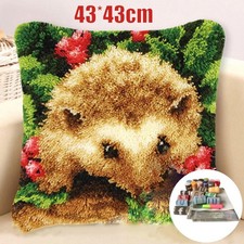 DIY Latch Hook Kit Pillowcase