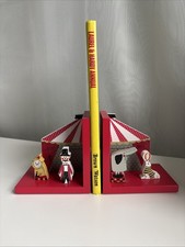 Wooden Circus Bookends