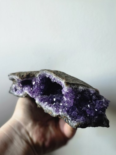 Natural amethyst geode cave - amethyst,