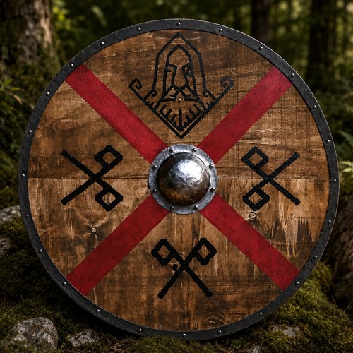 Handmade viking shield - handmade,