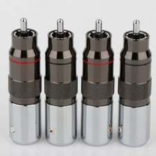 4Pcs HiFi Audio RCA Connectors