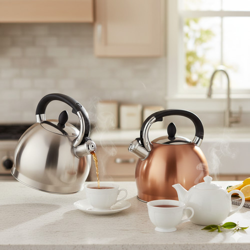 Whistling kettle - whistling,