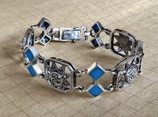 Vintage 925 Silver Sky Blue
