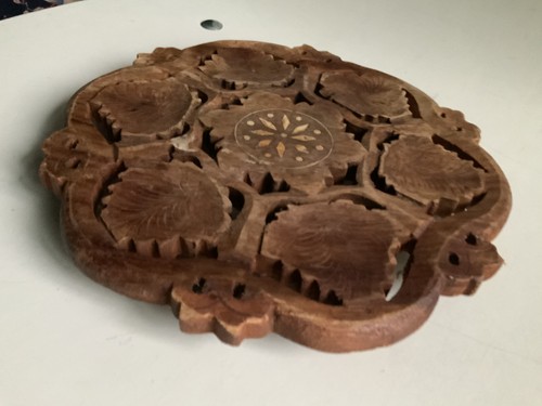 Vintage handmade square teak - vintage,
