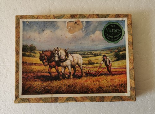 Vintage horses drawn - drawn, plough