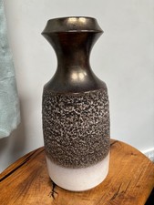Steuler West German Vase Fat Lava , Textured Mid Century Vase, Retro Vintage