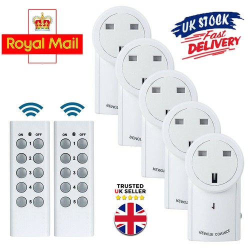 Remote control sockets - 1-5,