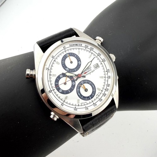 Seiko 7t32 7a70 panda - panda, dial