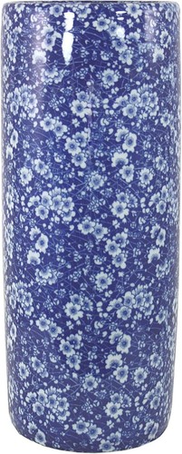 Classic blue white floral - classic,