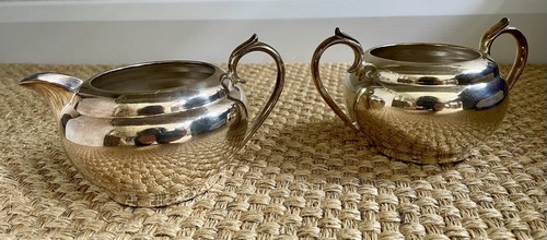 Vintage silver plated - silver, sugar