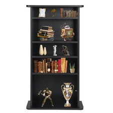 36" H Multimedia Storage Cabinet DVD Rack Book Shelf Organizer Stand Audio Tower
