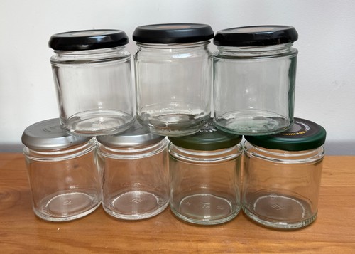 200 glass jars - ml,