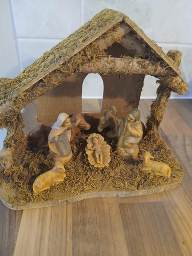 Vintage nativity set - set, with