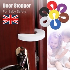 4Pcs Foam Finger Protector Door Guards Anti Slam Stopper Baby Kids Safety UK