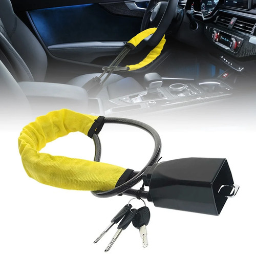 Seat belt lock steering wheel - belt,