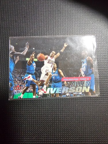 Allen iverson 2000 fleer - iverson, 2000-01