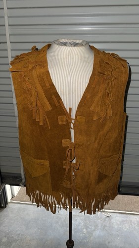 70s vintage brown suede - 70s,