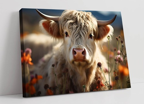 Beautiful highland cow and - highland,