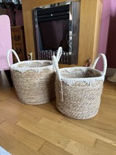 Set of 2 Woven Seagrass