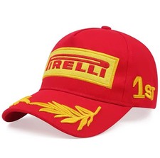 Pirelli Baseball Cap Adjustable Outdoor Sport Racing Hat Casual Cap Motorsport