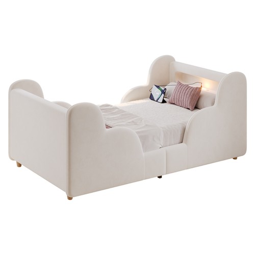 3ft single velvet toddler - 3ft, bed