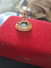 18K Gold vintage Bloodstone