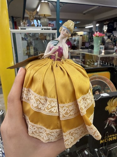 Antique half doll - ,, 1920s