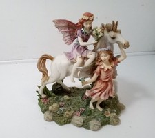 Regency Fine Arts Friends of the Forest Fairy Unicorn Ornament