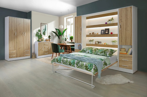 Double vertical wall - double,