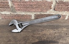 Vintage 12” Bahco 0673 Adjustable Spanner Wrench Mechanic Old Tool