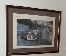 Ayrton Senna print by Alan