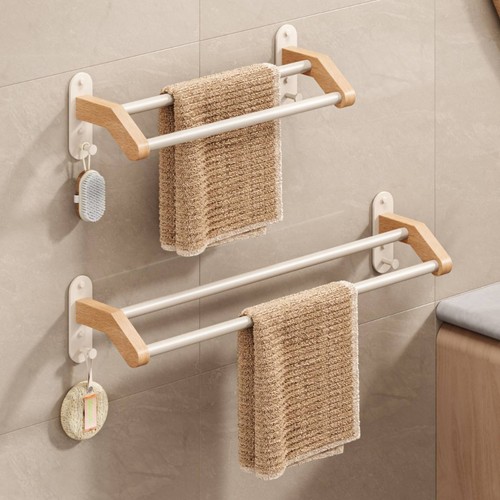 Wooden towel rail - towel,
