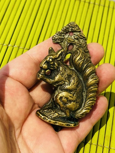 Vintage squirrel door - squirrel, knocker